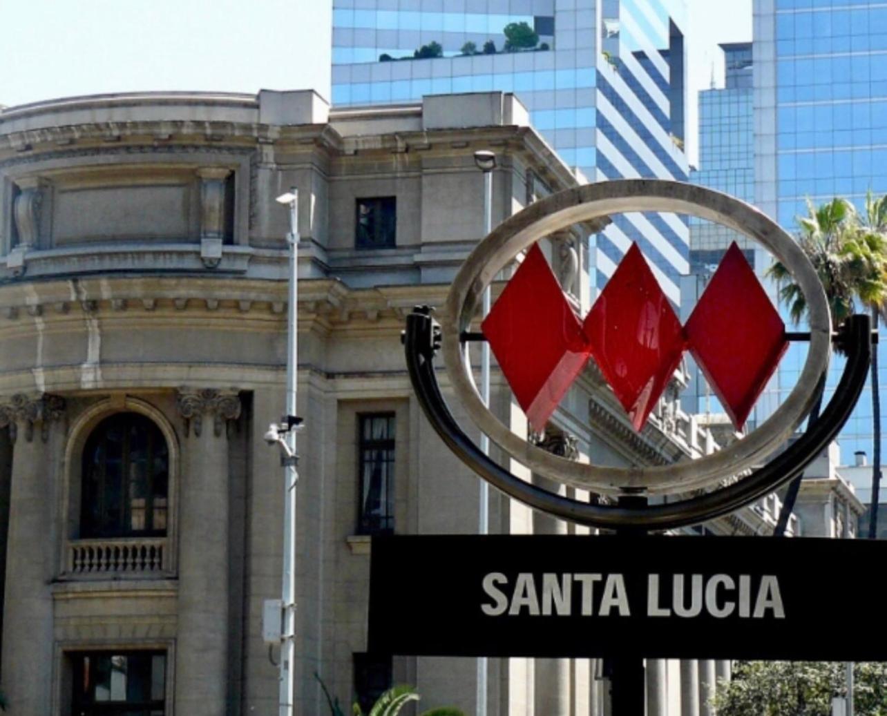 Amoblado Casco Historico Metro Santa Lucia 9 Apartamento *